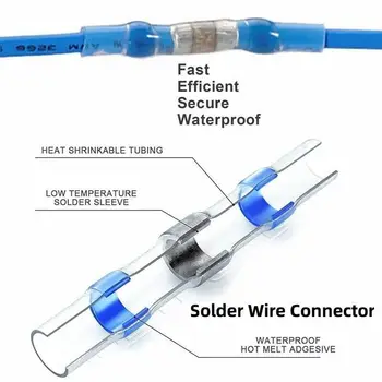 

Socket Solder Sealed Butt Connector kit Kit Connector DIY Storage box Tool