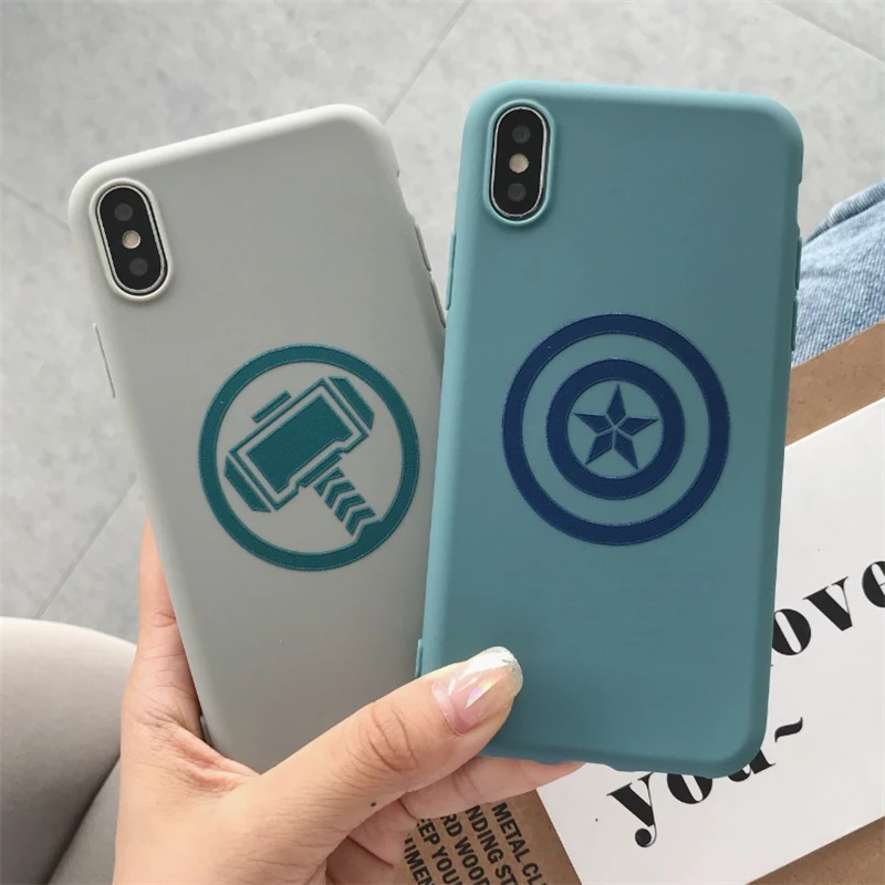 

The Avengers Marvel Character Soft Case For Iphone 11 Pro X Xs Max 8 7 6 6s Plus Matte Silicone Phone Cover Coque Fundas Capa