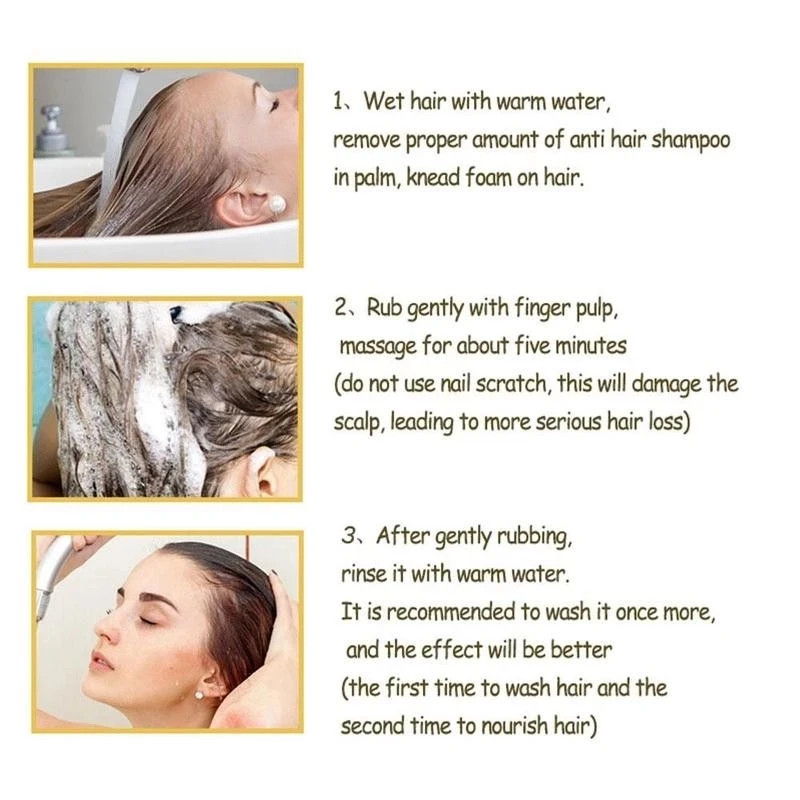1PCS 120ml Zudaifu Hair Shampoo Growth Herbal Serum Repair Shampoo Ginseng Keratin Hair Treatment Care