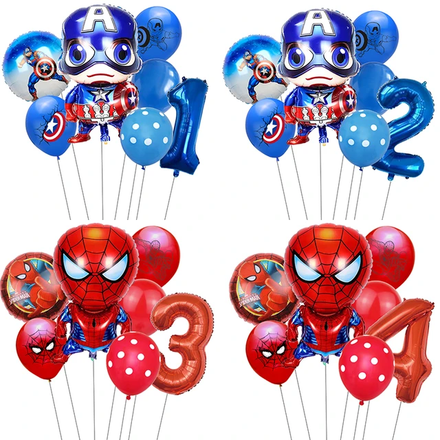 Ballon Carré Spiderman Anniversaire décoration anniversaire