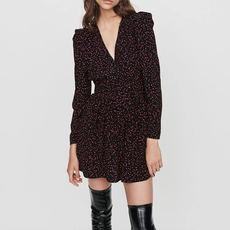 

2019 Fall New Women Printed Runway Playsuits