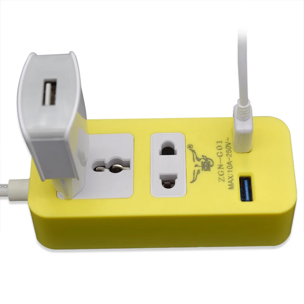 Multi-functional with USB Intelligent Extension Sockets Travel Portable Power Strip British-Style Hkcmms Wiring Board Socket