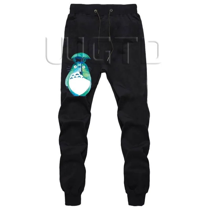 Ghibli Мой сосед Тоторо мужские спортивные штаны Фитнес шаровары тренировочные брюки осень зима бегунов повседневные брюки