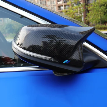 

Auto Car Accessories Carbon Fiber Side Rearview Mirror Frame Protector Cover Replacement Trim for BMW 3 Series F30 2011-2019
