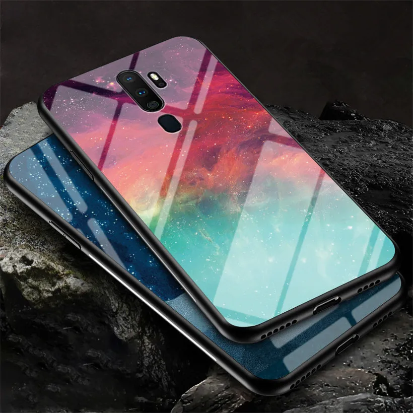 Чехол из закаленного стекла для OPPO A9 A5 2020 A11X A1K A92S A91 A83 A8 A77 A52 Reno Ace 4 3 Pro 2 Reno2 Z