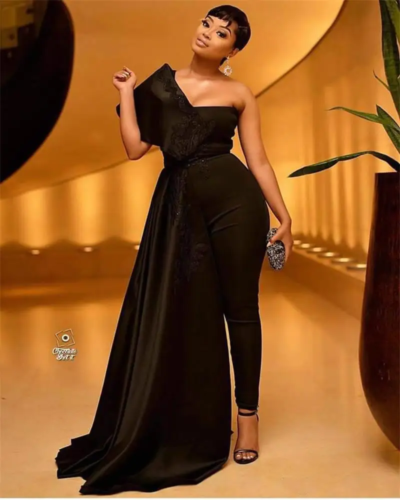 Detachable Train Evening Dress 