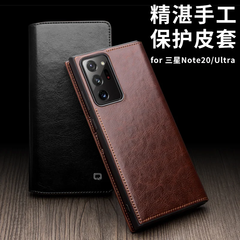 Qialino Luxury Genuine Leather Phone Cover For