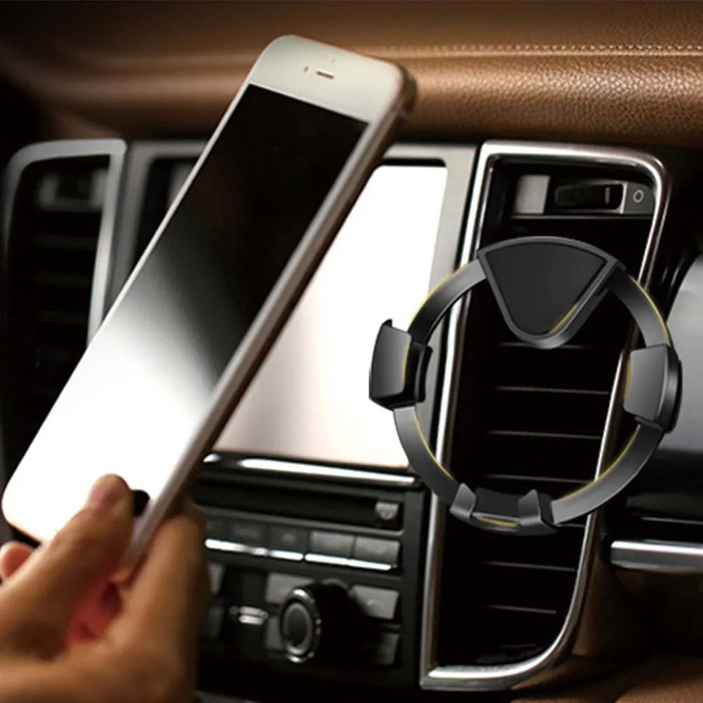 Гравитационный датчик Автомобильный держатель телефона для iPhone 11 Pro Max X XR авто-блокировка вентиляционное отверстие Клип подставка для samsung Note 10 S10 Plus S9