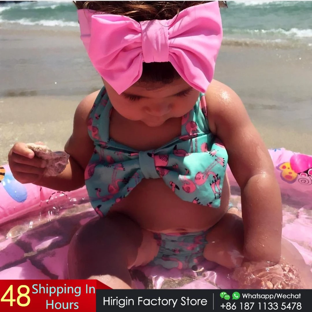 Maillot De Bain A Couronne Rouge 2 Pieces Bikini Pour Bebe Fille Vetements De Natation Aliexpress