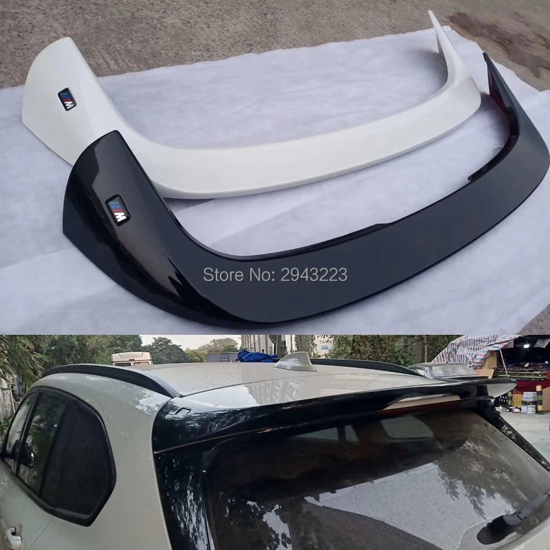 

Car Styling ABS Plastic Painted Black White Color Rear Trunk Boot Lip Wing Spoiler For BMW X1 2016 2017 2018 2018 2019