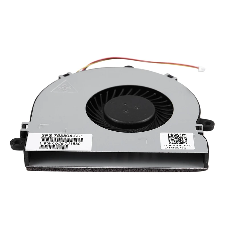 15R-5521 15R-5537 3 Pin Вентилятор для процессора ноутбука DC28000C8A0