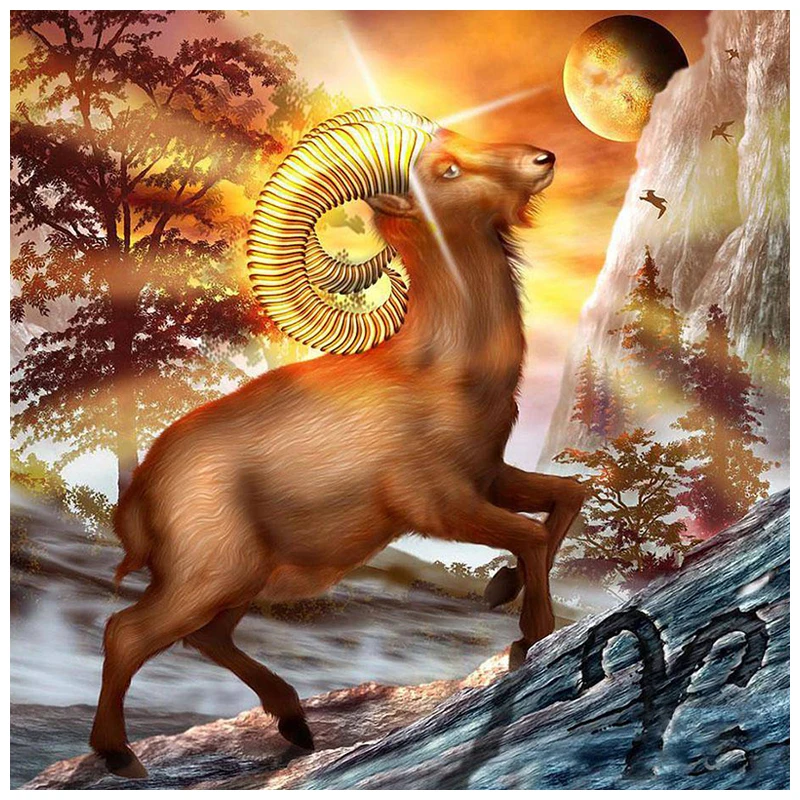 Yumeart алмазная живопись гора коза Сделай Сам 5D Алмазная мозаика наборы для вышивки