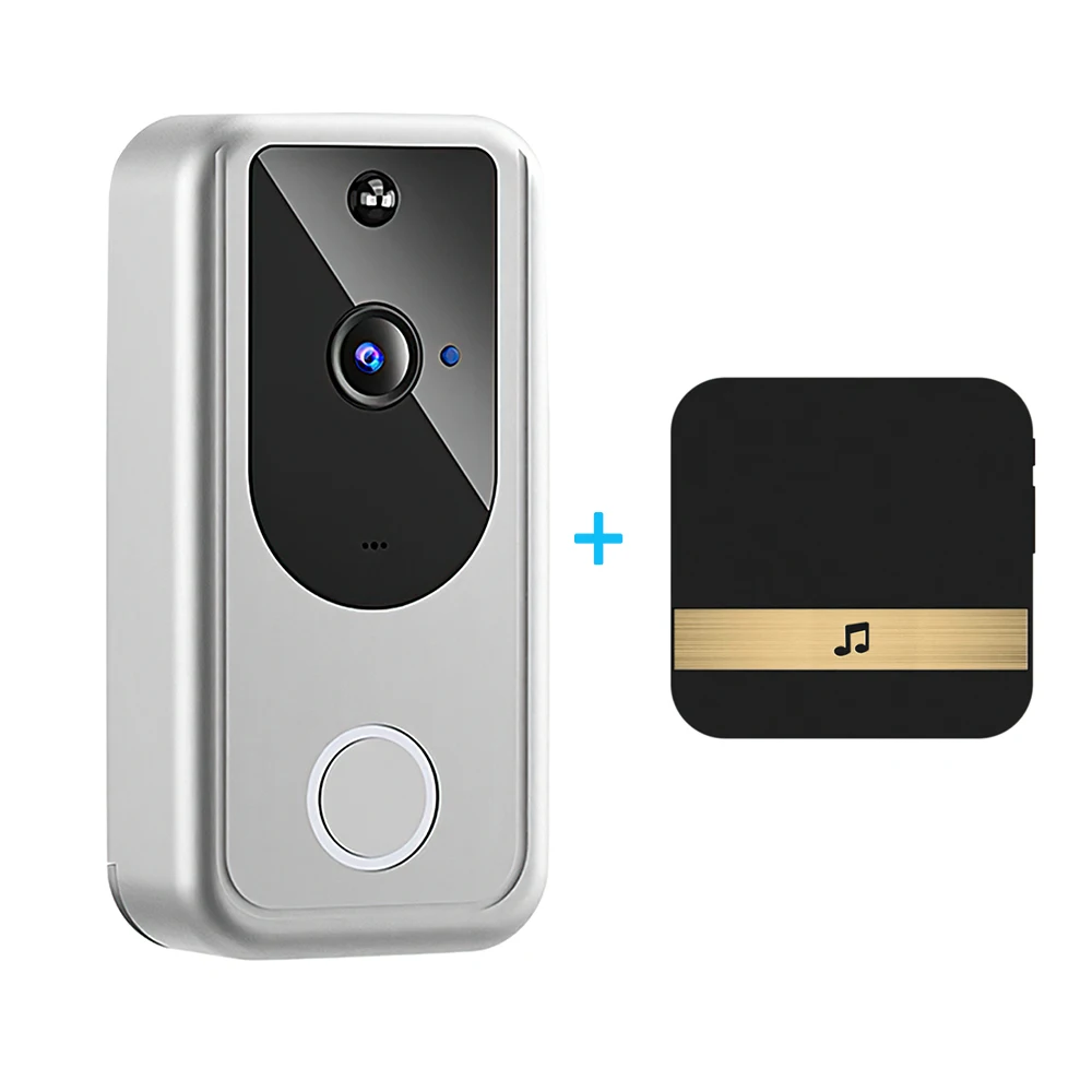 Wifi Deurbel Smart Home Draadloze Telefoon Deurbel Camera Beveiliging Video Intercom 1080P Hd Ir Nachtzicht Voor Appartementen