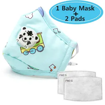 

Lovely Kids PM2.5 Washable Mouth Mask With Valve Kids Children Anti Haze Dust Mask Nose Filter Face Muffle Respirator In stock!!