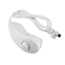 2в1 Motion Plus левый пульт дистанционного управления+ контроллер "нунчаки" для геймпад для Nintendo Wii игры