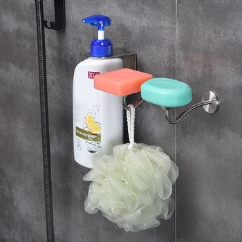 

Tray Draining Dish Magnetic Suction Stainless Steel Adhesive Kitchen Shower Rack Soap Holder Wall Mounted Storage Bathroom hot