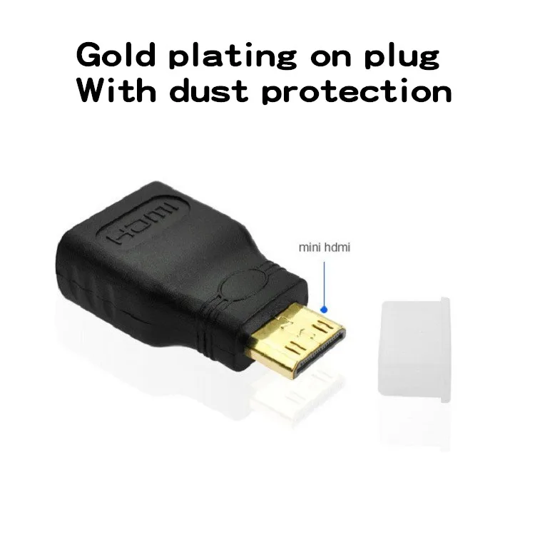 

Htd-546845 Mini HDMI to HDMI adapter HD Mini conversion tablet DV camera to TV