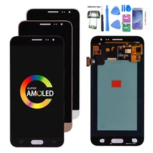 Супер AMOLED ЖК-дисплей для samsung Galaxy J3 J320 J320A J320F J320P J320M J320Y J320FN сенсорный экран дигитайзер