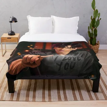 

Jungkook Fanart Throw Blanket Soft Sherpa Blanket Bed Sheet Single Knee Blanket Office Nap Blanket