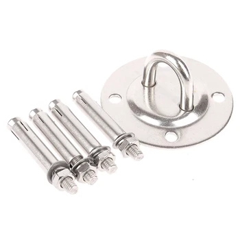 

Stainless Steel Suspension Hammock Mount Ceiling Hooks Bracket Trapeze Swing Kit Hangers For Hammock Aerial Yoga Hanging Chair