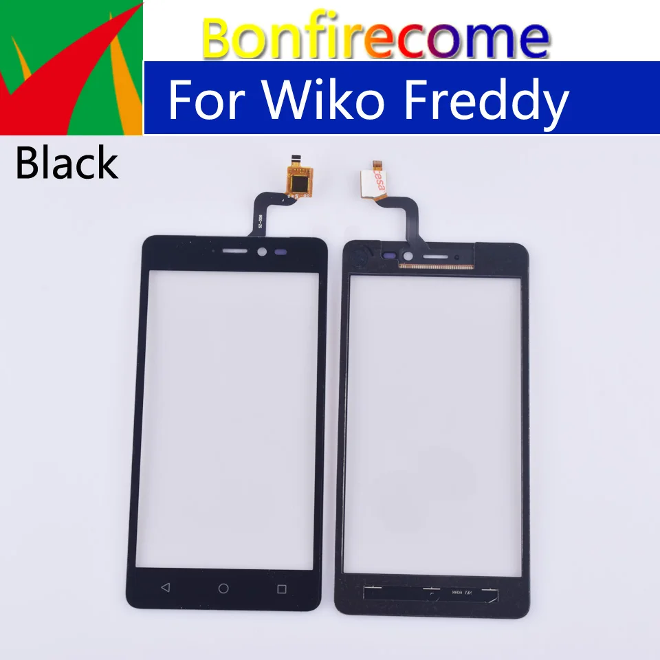 5," Freddy для Wiko Freddy Сенсорная панель сенсорная панель дигитайзер стеклянный сенсорный экран без сменные детали для ЖК-экрана