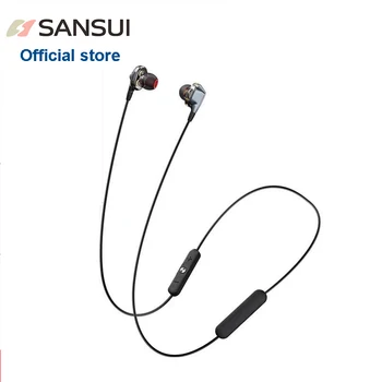 

SANSUI i51 Earbuds Bluetooth Earphones Neckband Earphone Wireless Headphones Waterproof for Smart Phone for Outdoor Sport
