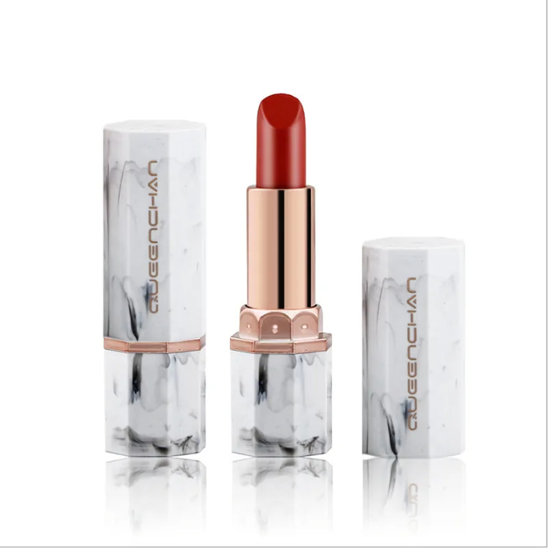 

White marble velvet lasting moisturizing Lipstick Matte lipstick