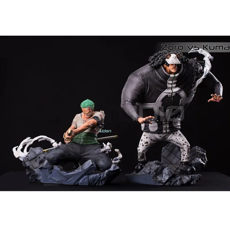 1" одна деталь статуя соломенная шляпа Пираты бюст меч Roronoa Zoro VS бартоломев Кума GK экшн модель игрушки коробка 37 см Z2777