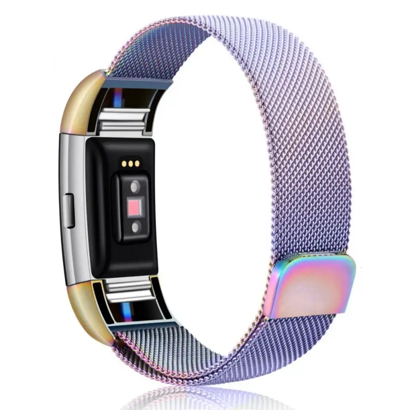 Q Ремешки для часов браслеты применимые аксессуары для Fit bit Charge 2 Браслет ремешок для женщин мужчин мальчиков девочек - Цвет: Q