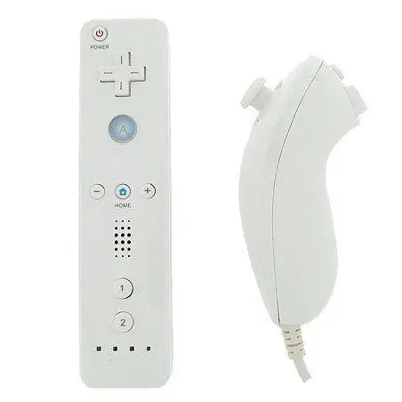 Yfashion Generic Remote + Nunchuk Nunchuck Controller Combo Set Bundle for Nintendo Wii electronic accessory remote set | Электроника