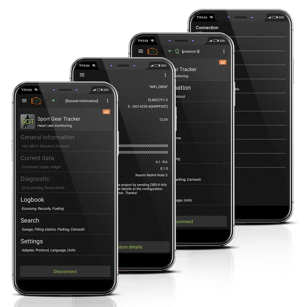 Считыватель кодов ELM327 с Wi Fi PIC18F25K80 адаптер OBD для Android iOS ПК диагностический