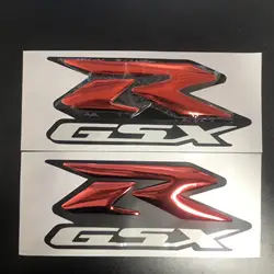 2 предмета в комплекте, красный эмблема 3D Fender бак подписать аппликацию Стикеры для Suzuki GSXR 600 750 1000 K1/2/3/4/5/6/7/8/9 мотоцикл/крейсера/Измельчитель