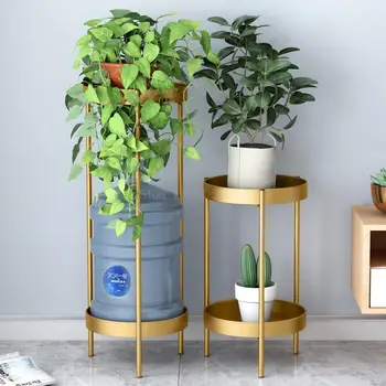 

Nordic Flower Shelf Living Room Decoration Flower Shelf Simple Green Radish Landing Light Luxury Multi-storey Shelf Indoor Flowe