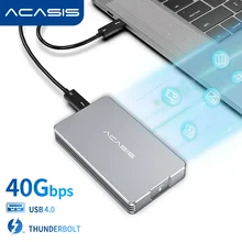 Acasis – boîtier USB 4.0 pour téléphone Mobile M.2 Nvme, 40Gbps, Interface de Type C, Compatible avec USB 4/ 3.2/3.1/3.0
