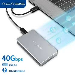 Acasis – boîtier USB 4.0 pour téléphone Mobile M.2 Nvme, 40Gbps, Interface de Type C, Compatible avec USB 4/ 3.2/3.1/3.0 