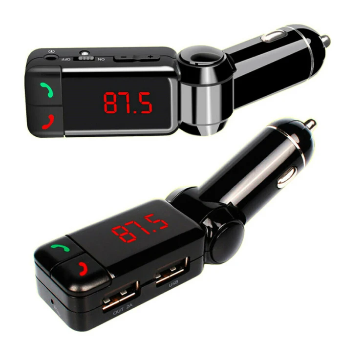 Bluetooth fm-передатчик Беспроводной MP3 плеер Автомобильный Комплект двойной USB зарядное устройство для универсальных телефонов B88