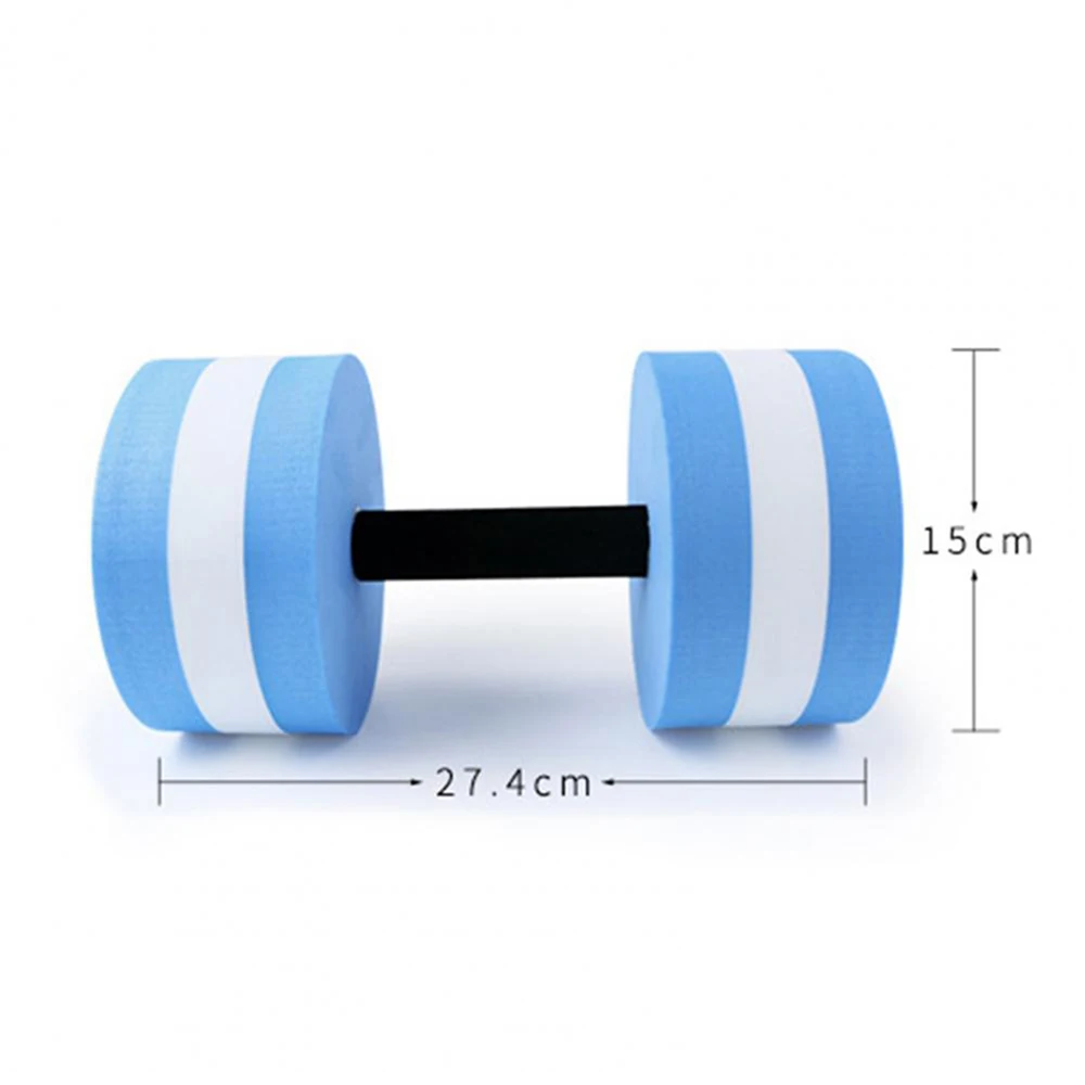 Adjustable Dumbbell Water Dumbbells EVA Automatic Floating Foam for Swimming Pool Fitness 1PC