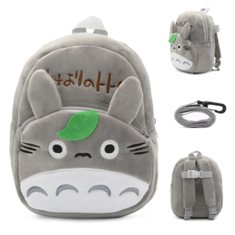 High Quality Shoulder Bag Pocket Animals Pikachu Totoro Mickey Minnie Mouse Plush Small Crossbody Bags Messenger 2