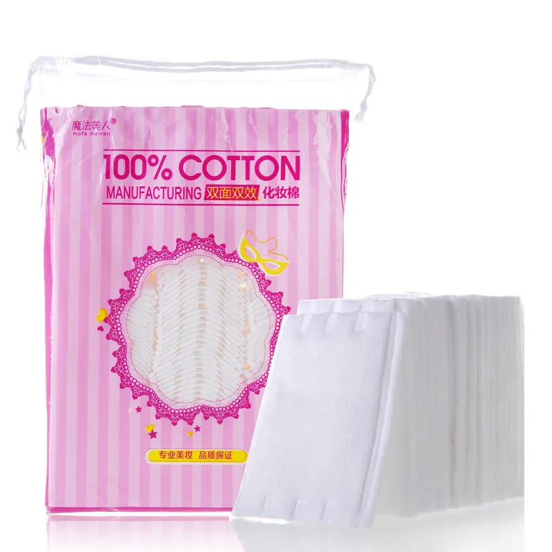 

Hanzhixiu Products Three Layer Double-Sided Double-Effect Pure Cotton Facial Part Facial Wipe Water Beauty Tool
