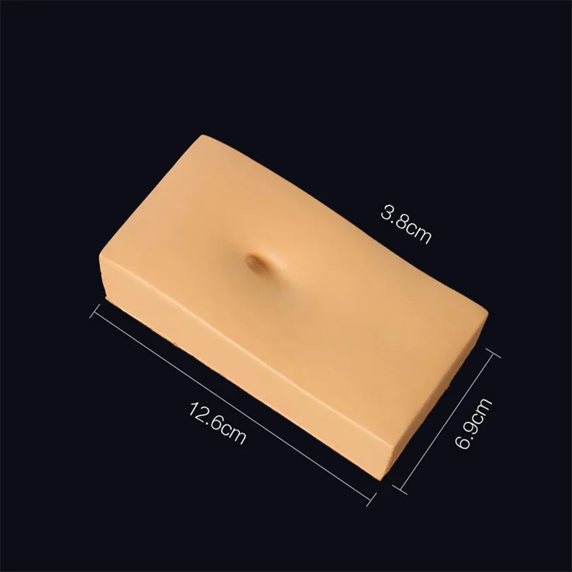 navel 6 комплектов тату модели 3D Силиконовые манекены татуировки лицо нос язык губы постоянный макияж для тренировки микроблейдинга поддельная кожа - Цвет: navel