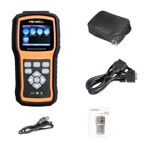 Foxwell NT630 PLUS Elite ABS и инструмент сброса подушек безопасности с SAS этот новый сканер