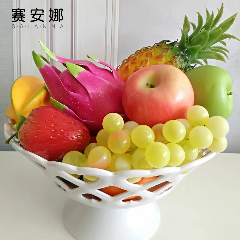 

Free shipping model of fruit set false fruit children enlightenment window photography simulation fruit furnishing articles