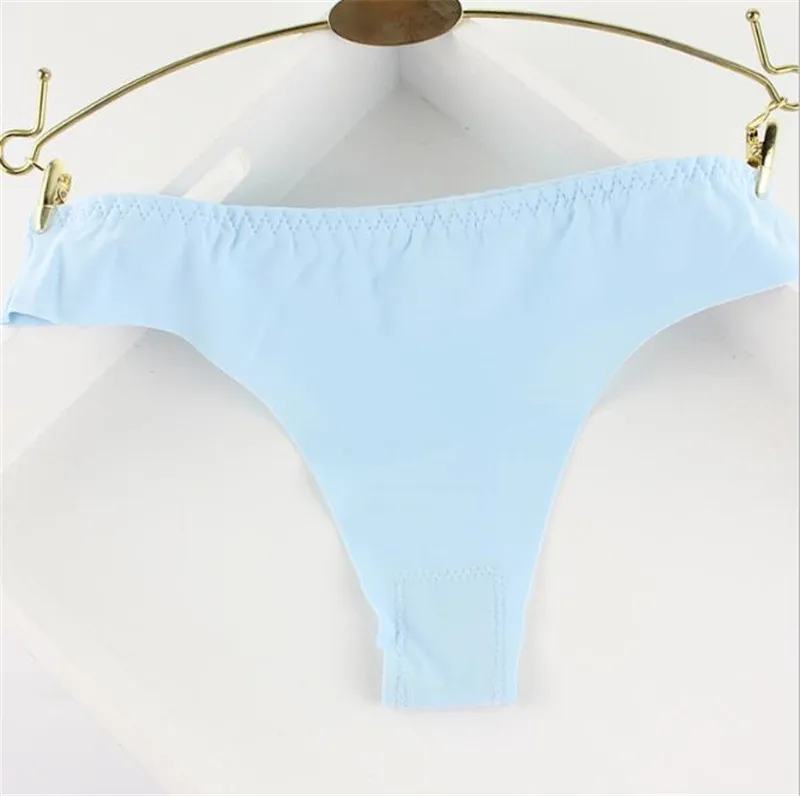 

5pcs One size Silk Sexy Women Thongs G-string Seamless Panties Female Underwear Panties Low-Rise Lingerie briefs Dropshipping