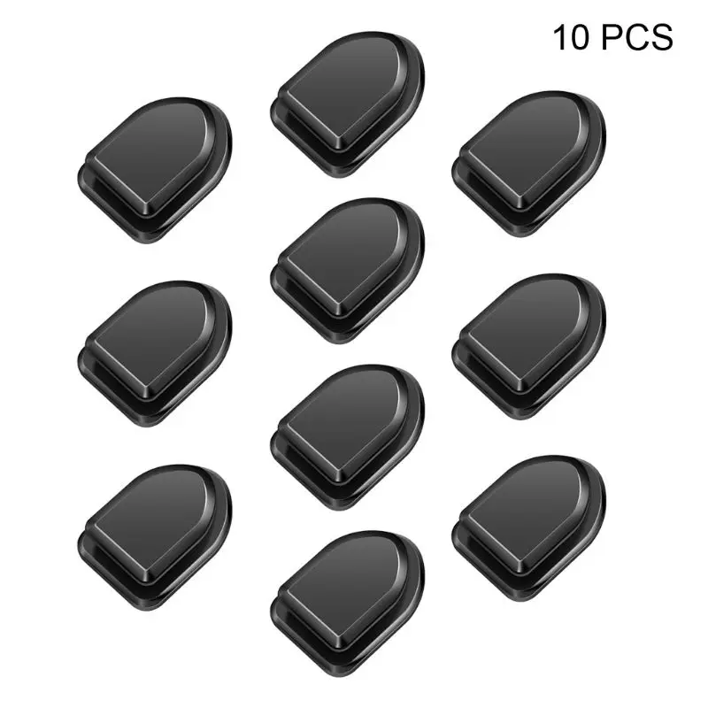 

10 Pcs Car Back Seat Mount Hook Hidden Car Interior Supplies Multi-function Creative Storage Car Hook Adhesive Holders