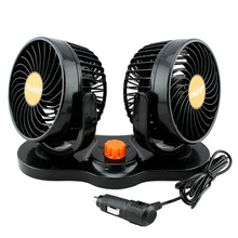 Автомобильный двойной вентилятор 24V грузовик только всенаправленная Регулировка Автомобильный Вентилятор Two-HX-312