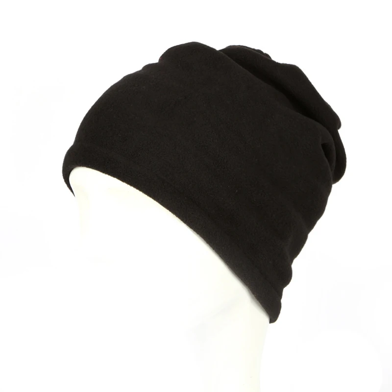 Дышащий 3 в 1 анти-ветер шляпа теплый плюшевый шарф удобная маска для лица тактическая зимняя голова Велоспорт Лыжный Спорт Маска Для Лица Шарф - Цвет: Black