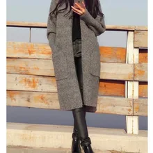 Осень, женский свитер, кардиган, пальто, свитер, длинный свитер, кардиган, пальто