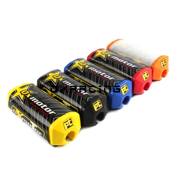 

Motorcycle 2.0 Square Handlebar Bar Pad Fat Bar Pad Chest Protector Cross Bar fit 1-1/8 handle bar Dirt bike pit bike