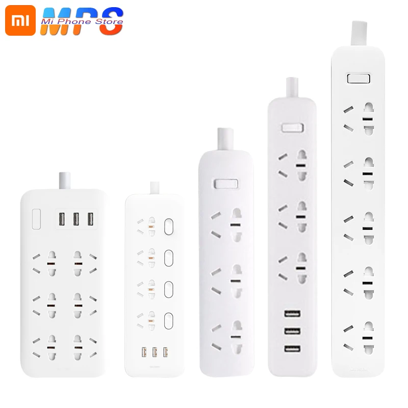Оригинальный Xiaomi смарт розетка бытовой кабель удлинитель для Мощность доска 3/4/5/6