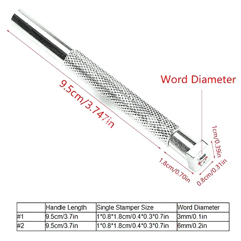 1 набор, 3 мм и 6 мм, стальной пробойник, буквенный алфавит, номер, кожаный штамп, набор металлических кожаных пробивных инструментов для рукоделия, инструмент для рукоделия